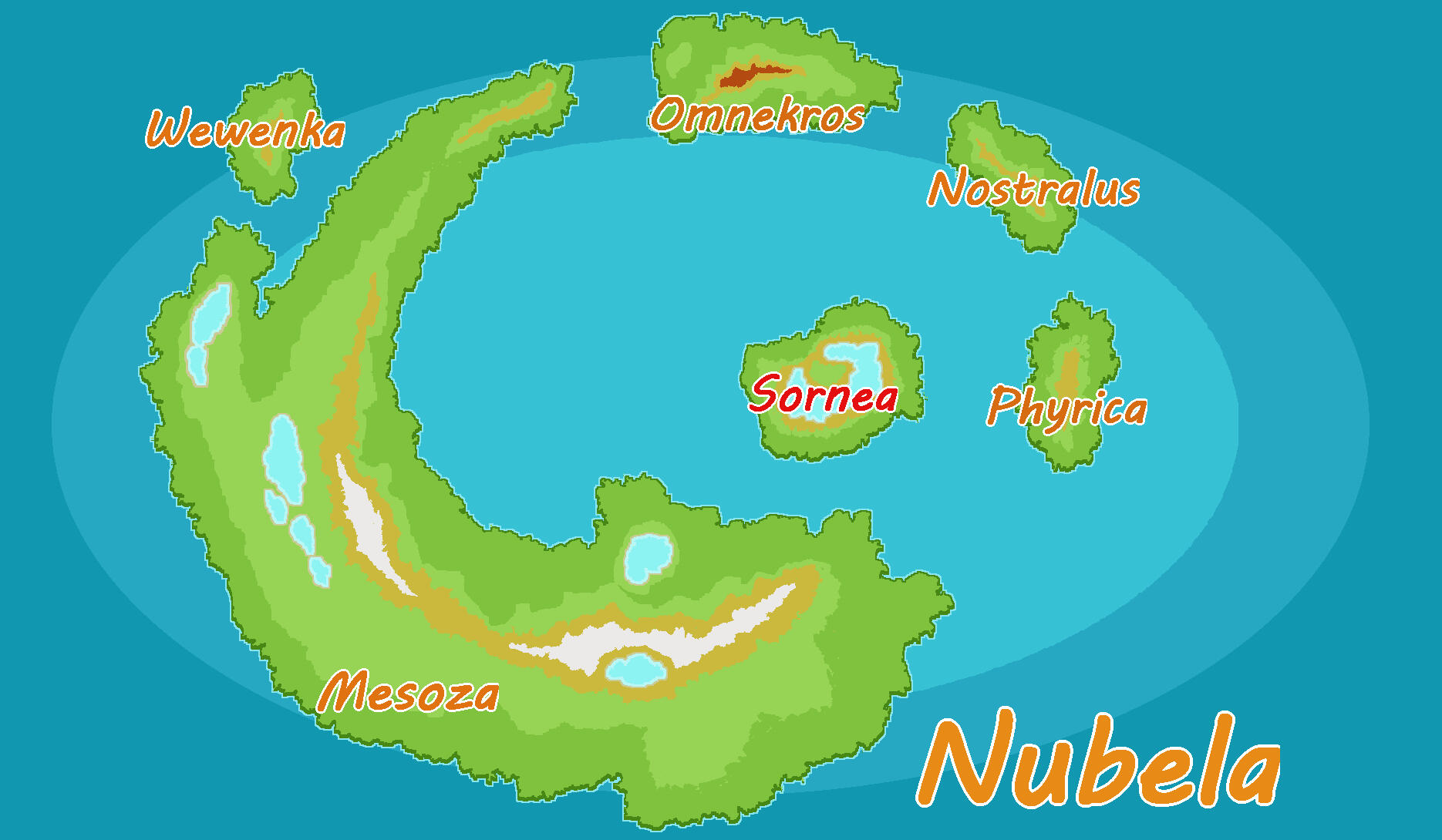 Nubela and it's islands